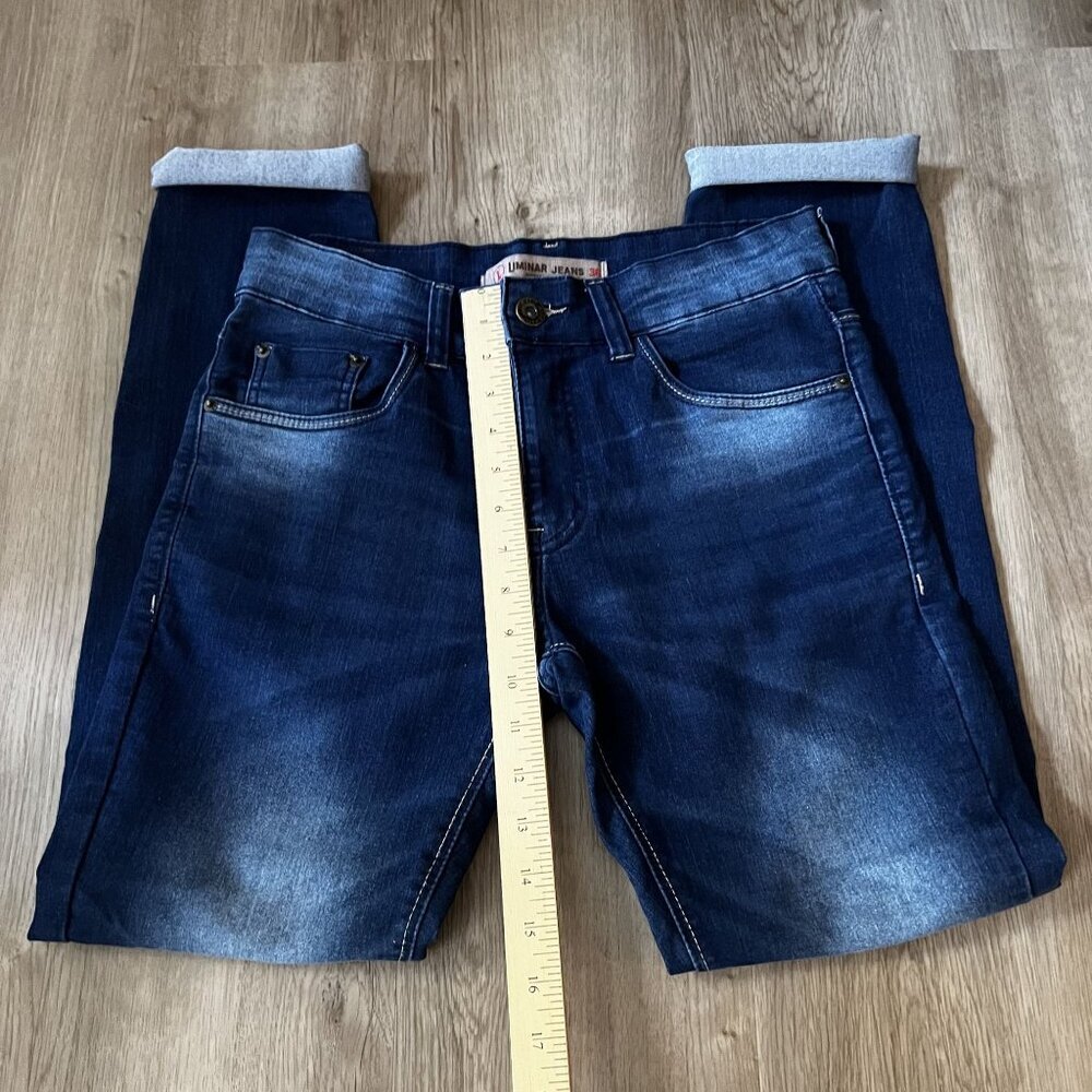 NWOT Liminar Jeans Original & Authentic Denim Pants tapered leg size 36 worn loo - Picture 6 of 10